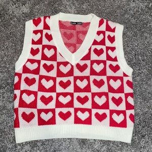 🎉B2GO-Heart knit vest